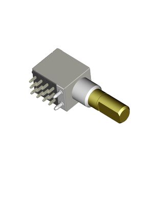8mm Sealed Single Absolute Rotary Encoder Metal Shaft For Interphone