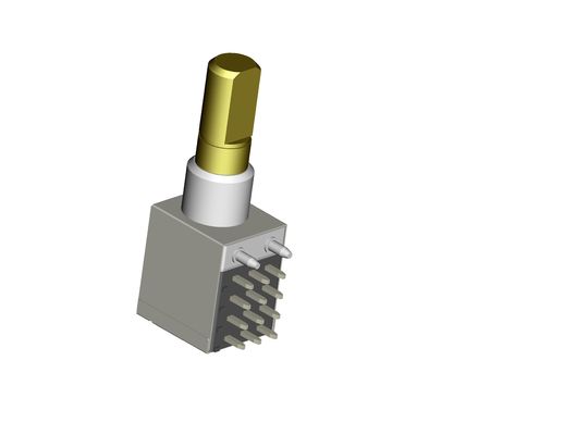 8mm Sealed Single Absolute Rotary Encoder Metal Shaft For Interphone