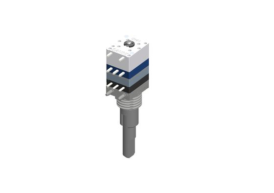 Double Shaft Integrated Absolute Rotary Encoder Potentiometer With Rotary Switch