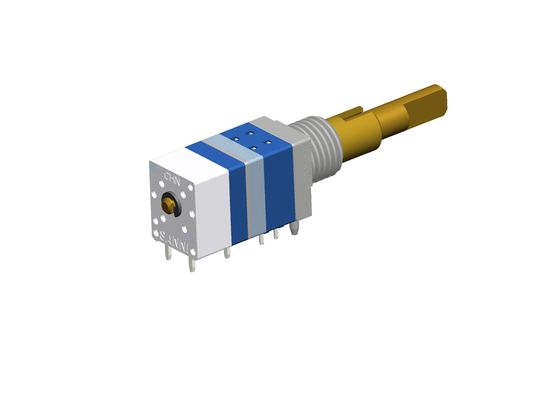 Incremental Absolute Rotary Encoder Double Shaft With Rotary Switch