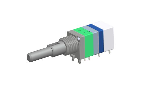 8mm Double Shaft Absolute Rotary Encoder Incremental Integrated With Rotary Switch