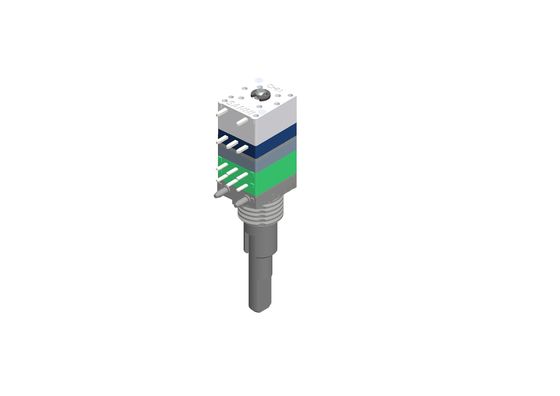 8mm Double Shaft Absolute Rotary Encoder Incremental Integrated With Rotary Switch