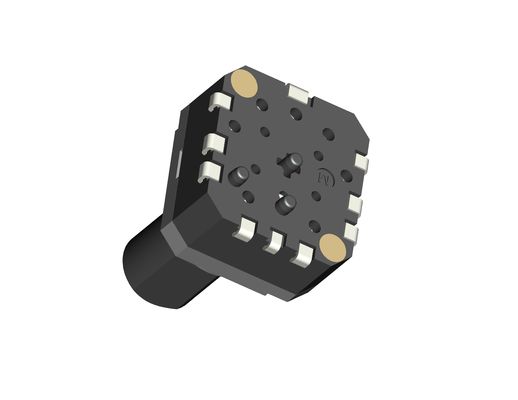 Insulated Shaft Digital Incremental Encoder , 6mm Mini Rotary Encoder With Push Switch