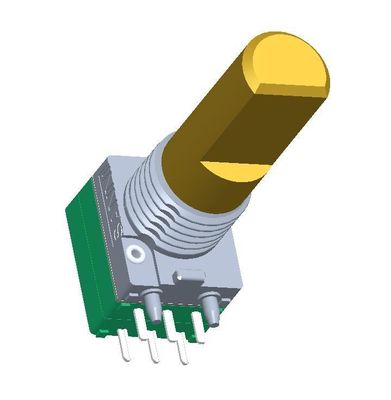 Horizontal Type Rotary Absolute Encoder Metal Shaft For Walkie Talkie Channel Controls