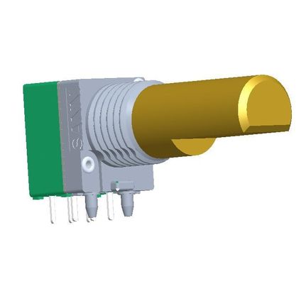 Horizontal Type Rotary Absolute Encoder Metal Shaft For Walkie Talkie Channel Controls