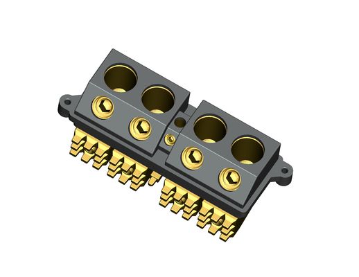Electrical 5 Position Terminal Block Barrier Type For Car Amplifier BT05-001A