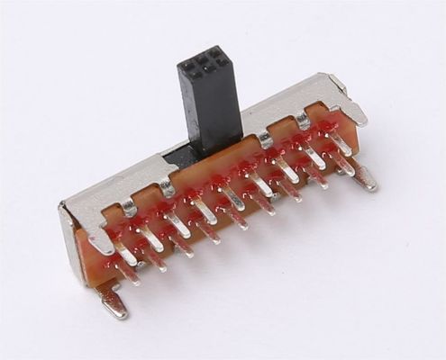 Mini SPDT Slide Switch 2 Pole 6 Position SK26D01 For Controlling Current