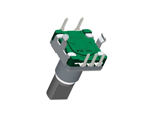 ISO9001 0.5mm Travel Push Switch Incremental Rotary Encoder Vertical Digital