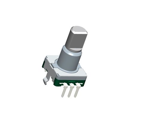 ISO9001 0.5mm Travel Push Switch Incremental Rotary Encoder Vertical Digital