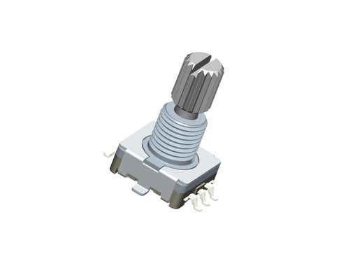 EC11 Incremental Rotary Encoder 10mA 5V DC Metal Shaft 20mm for Automotive electronics