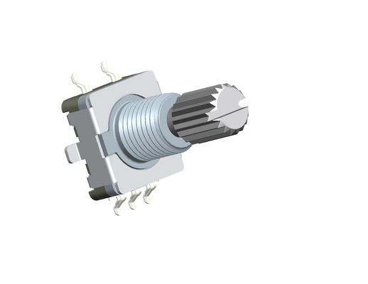 EC11 Incremental Rotary Encoder 10mA 5V DC Metal Shaft 20mm for Automotive electronics