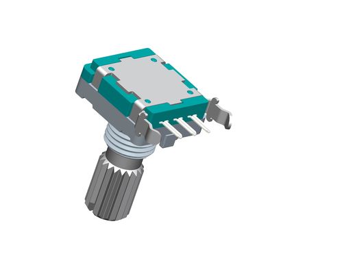 Incremental Rotary Encoder 11mm  10mA 5V DC Metal Shaft for Professional Audio