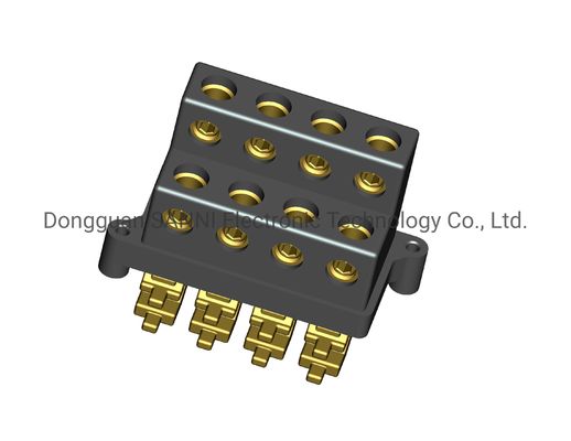 Plastic PBT Barrier Terminal Block 3 Postions  2-22 Poles