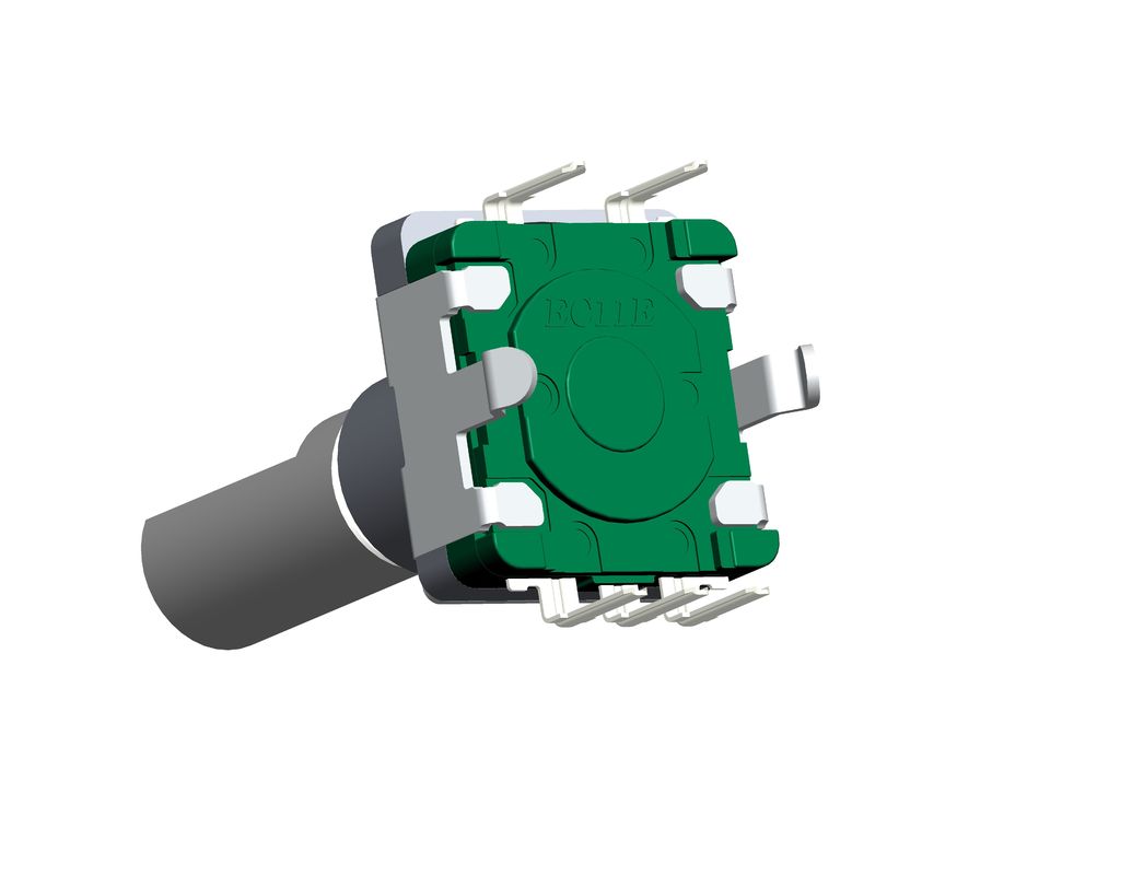 Self Return Digital Incremental Encoder With Push Switch 0.5mm Travel EC11122M-FB